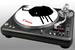 Vestax slipmat DEMON (example of use)