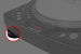 Vestax TT.AVB turntable foot (example of use: Controller ONE)