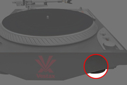 Vestax TT.AVB turntable foot (example of use: PDX-A1)