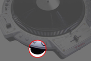 Vestax TT.AVB turntable foot (example of use: QFO)